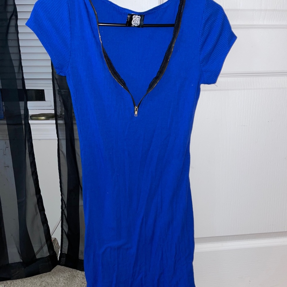 Blue dress